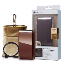 Load image into Gallery viewer, Mediasonic Power Bank 7800mAh Battery Capacity 2 X USB Port (HE1-78U2) Made in Taiwan