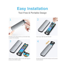 Load image into Gallery viewer, Mediasonic Aluminum M.2 PCIe NVME SSD Enclosure to USB 3.2 Gen 2 10Gbps USB Type C | M-Key / B+M Key | Support UASP TRIM | 2230/2242/2260/2280 (Support up to 4TB)