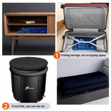 Load image into Gallery viewer, Ice Bath Tub for Athletes | Large Capacity 115 Gallons / 433 Liters | Portable Cold Ice Tub | Inflatable Ice Bath for Outdoor Cold Therapy Tub by Mediasonic (MS-100RP)