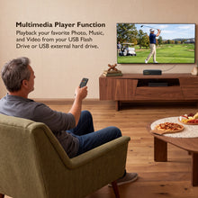 Load image into Gallery viewer, Mediasonic ATSC Digital Converter Box with TV Recording TV Tuner USB Multimedia Clear QAM (HW130STB-G2)