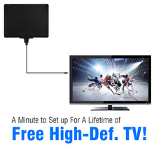 Load image into Gallery viewer, TV Antenna Support 1080P 4K UHF / VHF - 50 Miles Range High Performance Indoor HDTV Antenna - (HW-210AN-V2)