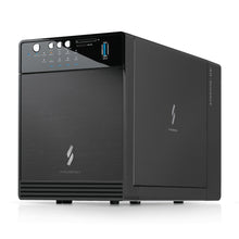 Load image into Gallery viewer, Mediasonic Raid 4 Bay 3.5" SATA Hard Drive Enclosure - USB 3.2 Gen 2 10Gbps | USB Hub 60W Power Delivery 3.0 | 4K HDMI Monitor Extender | SDXC Reader (HFR7-SU31CD)