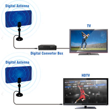 Load image into Gallery viewer, TV Antenna Super Thin Indoor HDTV Antenna - 25 Miles Range (HW110AN)