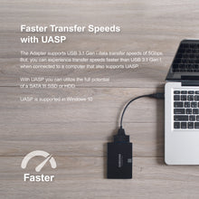 Load image into Gallery viewer, Mediasonic SATA to USB Cable – USB 3.0 / USB 3.1 Gen 1 to 2.5” SATA SSD/Hard Drive Adapter Cable (Optimized for SSD, Support UASP and SATA 3 6.0Gbps Transfer Rate) (HND5-SU3)