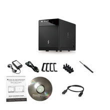 Load image into Gallery viewer, Mediasonic Raid 4 Bay 3.5" SATA Hard Drive Enclosure - USB 3.2 Gen 2 10Gbps | USB 3.1 Hub | USB Type C (HFR7-SU31CH)