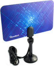 Load image into Gallery viewer, TV Antenna Super Thin Indoor HDTV Antenna - 25 Miles Range (HW110AN)