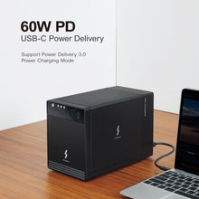 Load image into Gallery viewer, Mediasonic Raid 4 Bay 3.5" SATA Hard Drive Enclosure - USB 3.2 Gen 2 10Gbps | USB Hub 60W Power Delivery 3.0 | 4K HDMI Monitor Extender | SDXC Reader (HFR7-SU31CD)