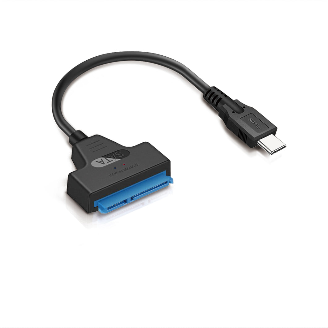 Mediasonic SATA to USB C Cable – USB 3.0 / USB 3.1 Gen 1 to 2.5” SATA SSD/Hard Drive Adapter Cable (Optimized for SSD, Support UASP and SATA 3 6.0Gbps Transfer Rate) (HND5-SU3C)
