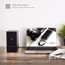 Load image into Gallery viewer, Mediasonic PRORAID 2 Bay SATA Hard Drive Enclosure - USB 3.2 Gen 2 10Gbps | USB Type C (HUR5-SU31C)