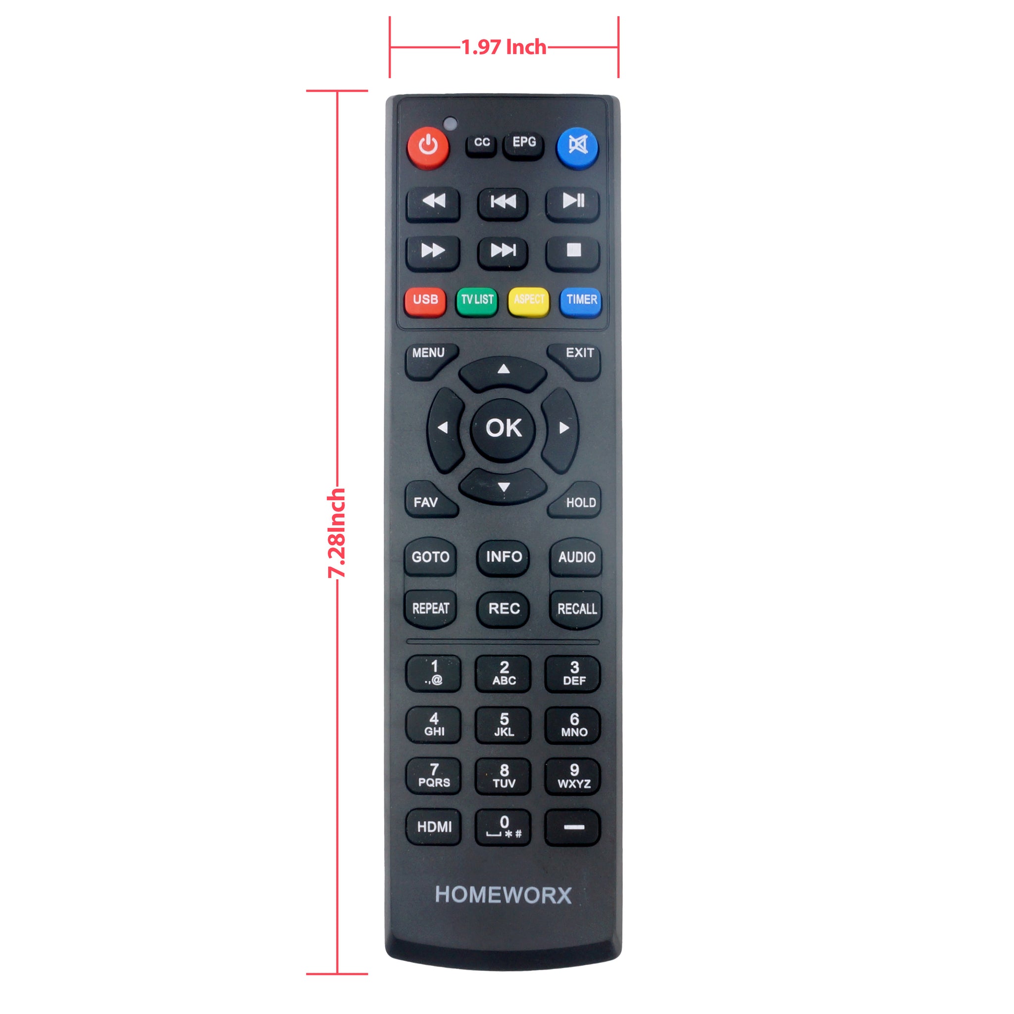 AULCMEET Replacement Remote Control for AMIKO Pure OTT Receiver HiS AULCMEET Replacement Remote Control for AMIKO Pure OTT Receiver HiS