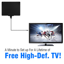Load image into Gallery viewer, TV Antenna Support 1080P 4K UHF / VHF - 50 Miles Range High Performance Indoor HDTV Antenna - (HW-210AN-V2)
